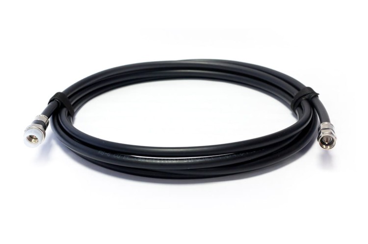 Kabel antenowy zewnętrzny ze złączami RG-6 Cu PE