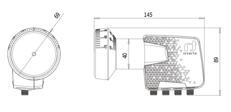 Konwerter Inverto Quad Home Pro