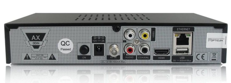 Opticum AX Odin - widok z tyłu