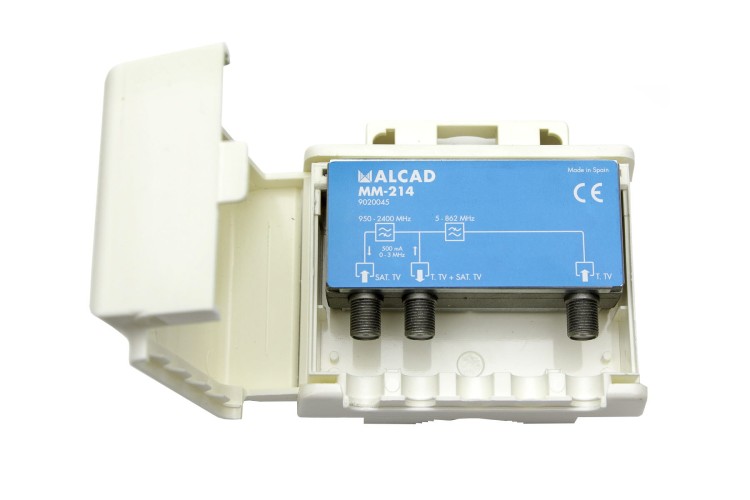 Zwrotnica MM-214 Alcad  w obudowie