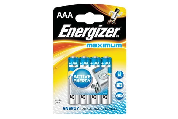 Bateria Energizer Maximum AAA LR03