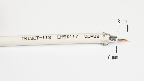 Przygotowanie kabla koncentrycznego