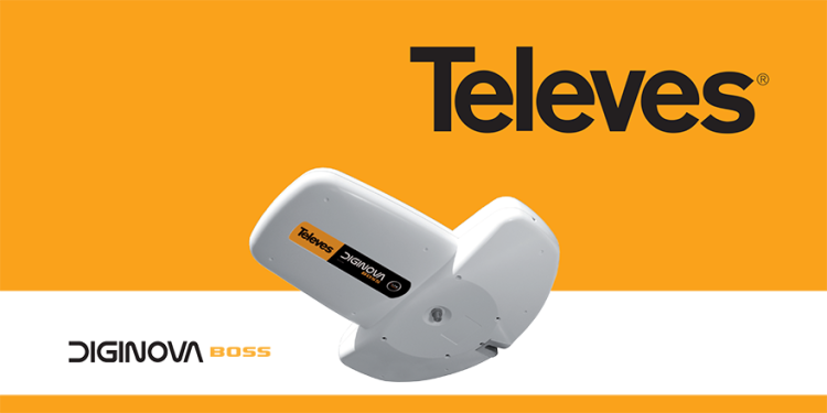 Antena Televes Dinova Boss 144145 z logo Televes
