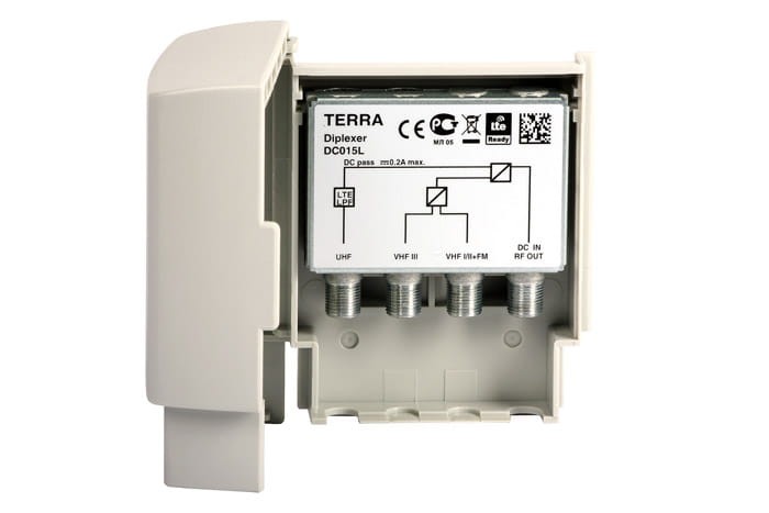 Zwrotnica UHF, VHF, FM Terra DC015L