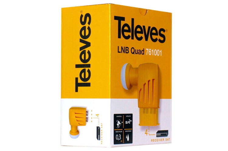 Konwerter Quad Televes 761001 - pudełko