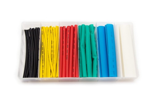 Rurki termokurczliwe - zestaw 100 sztuk
