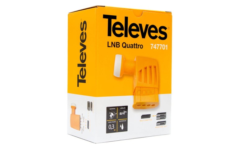 televes lnb quattro 747701 pudełko