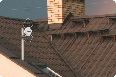 Wiwa AN 220 montaż przykładowy - dach