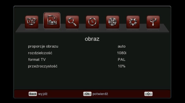 Menu główne