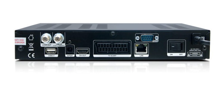 AB CryptoBox 600HD - złącza