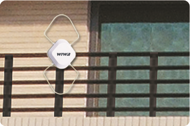 Wiwa AN 220 montaż przykładowy - balkon