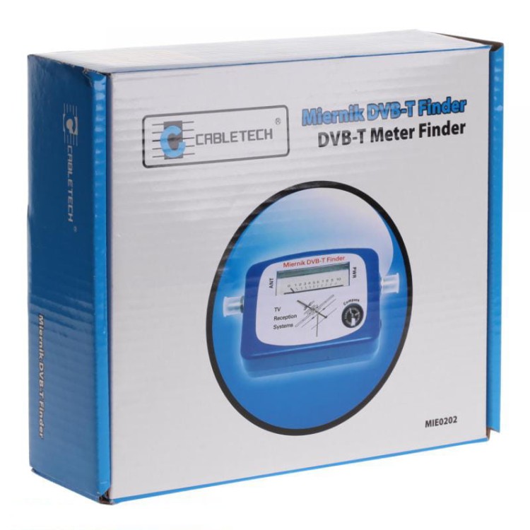 Miernik sygnału DVB-T Cabletech w pudełku