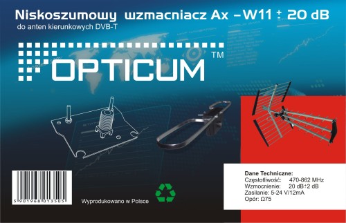 Wzmacniacz AX-W11 dla anteny Opticum