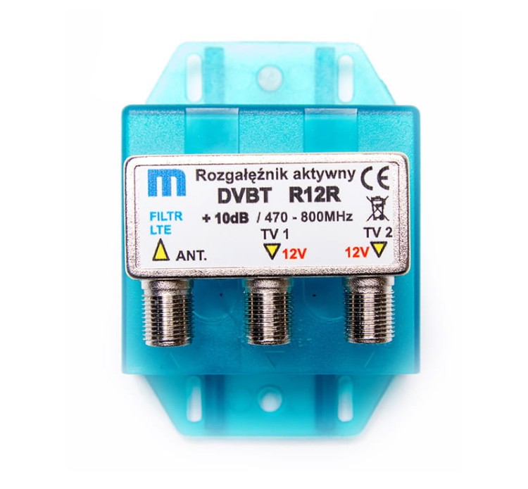 Rozgałęźnik aktywny 2 wyj. Mezon R12R filtr LTE