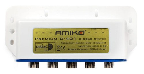 Przełącznik DiSEqC 4/1 Amiko Premium D-401