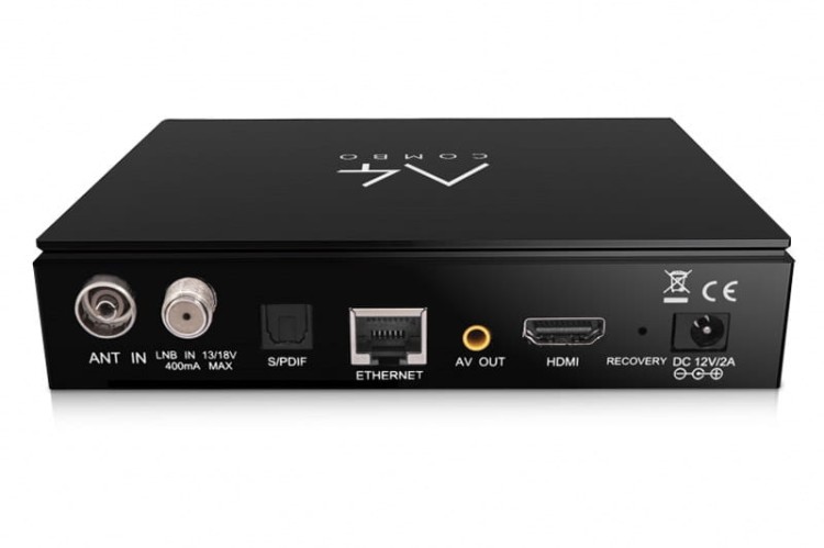 Amiko A4K Combo tył