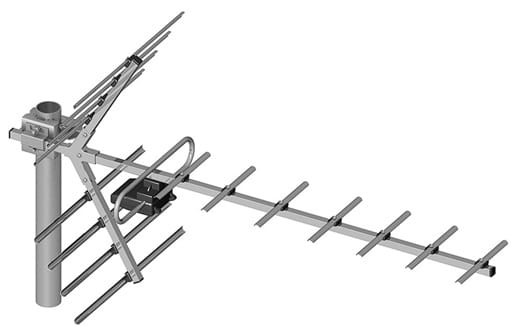 Antena DVB-T yagi 16/21-69