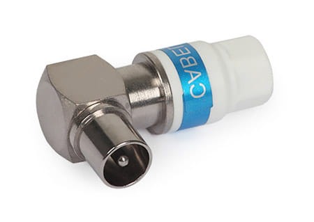 Wtyk TV kątowy Cabelcon