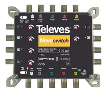 Multiswitch 5x5x6 NevoSwitch Televes 714502