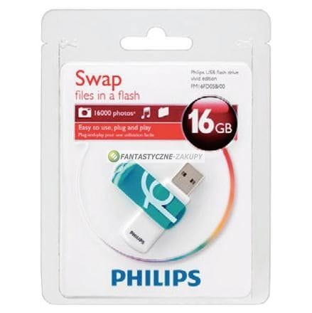 Philips Pendrive VIVID USB 2.0 16GB opakowanie