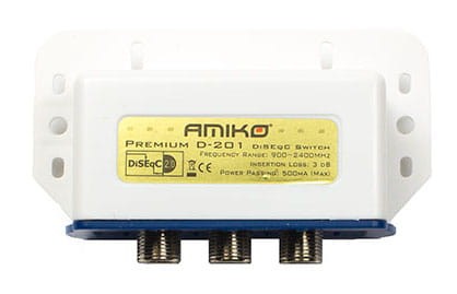 Przełącznik DiSEqC 2/1 Amiko Premium D-201 