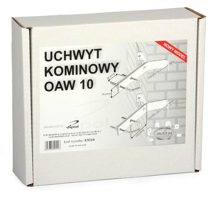 Uchwyt antenowy kominowy OAW 10 - pudełko