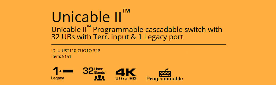 Multiswitch Unicable II Inverto 32UBs, 1 Legacy port logo