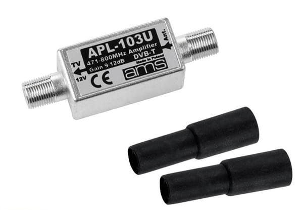 Wzmacniacz antenowy VHF AMS APL-103U 12 dB