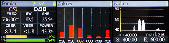 Pomiar sygnału naziemnego DVB-T