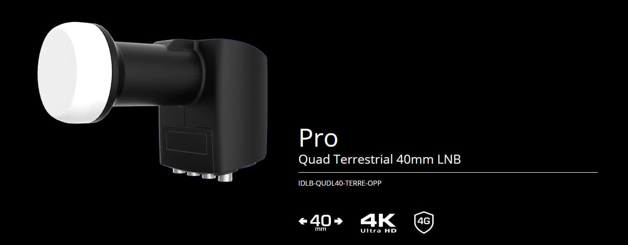 Konwerter Inverto Quad Terrestrial - SAT + naziemna