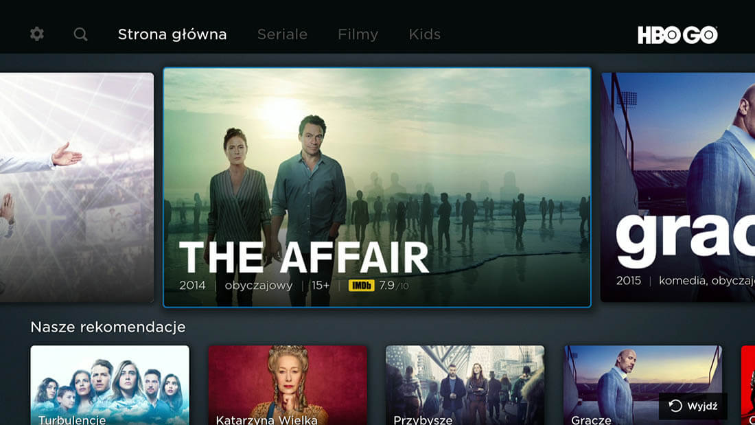 Aplikacja HBO w Ariva ATV Combo 4K