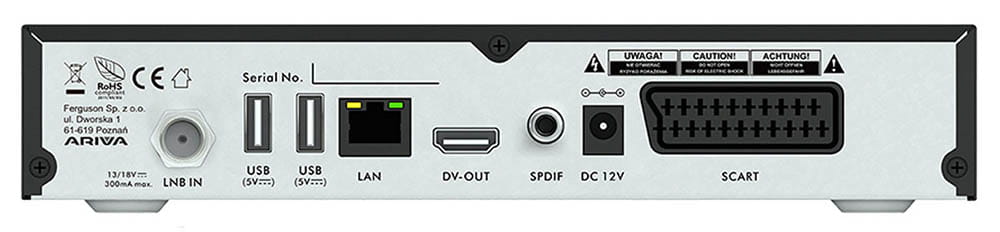 Ferguson Ariva 104 H.265