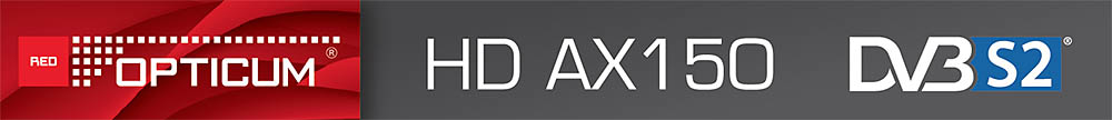 Opticum AX150 FullHD DVB-S2 PVR USB - logo