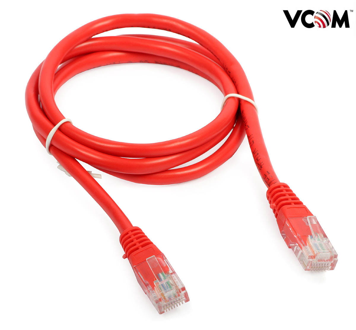 Kabel patchcord UTP cat.5e 2m czerwony