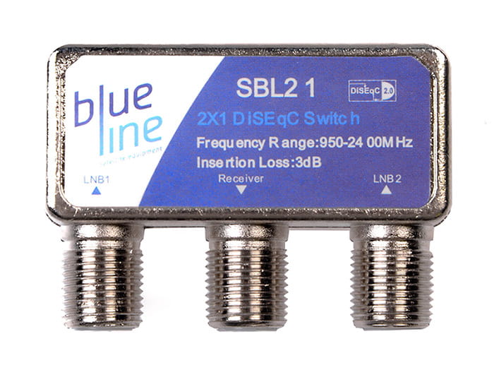 Przełącznik DiSEqC Blue Line SBL 2/1
