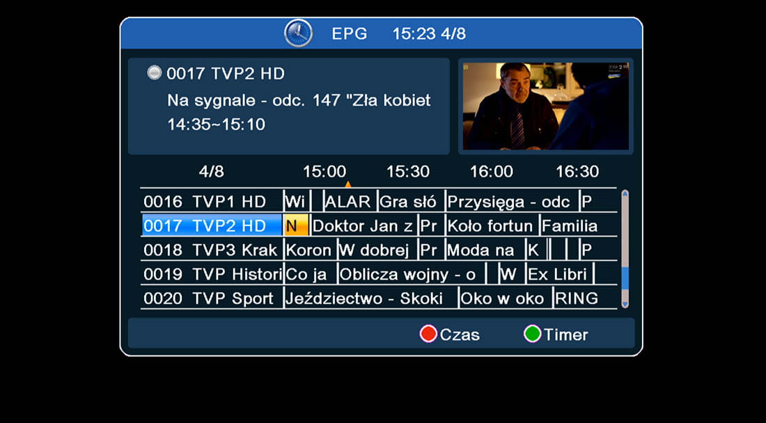 przewodnik po programach