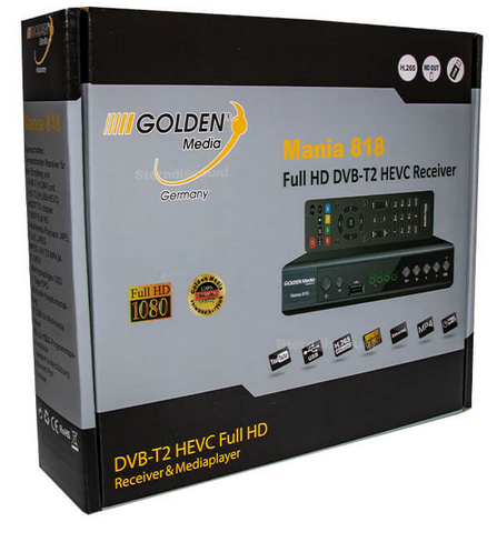 pudełko golden media mania 818