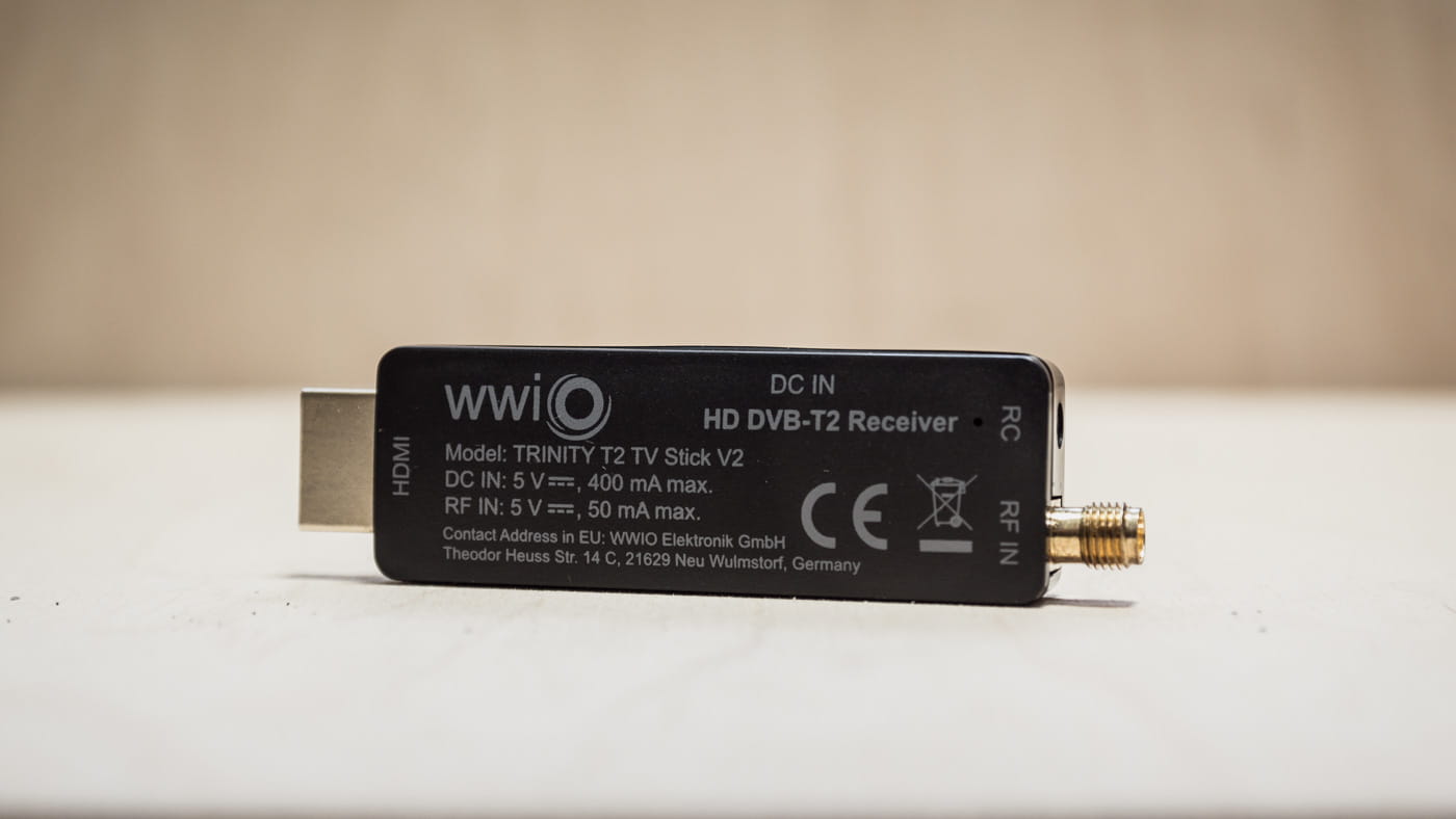WWIO Trinity T2 TV Stick