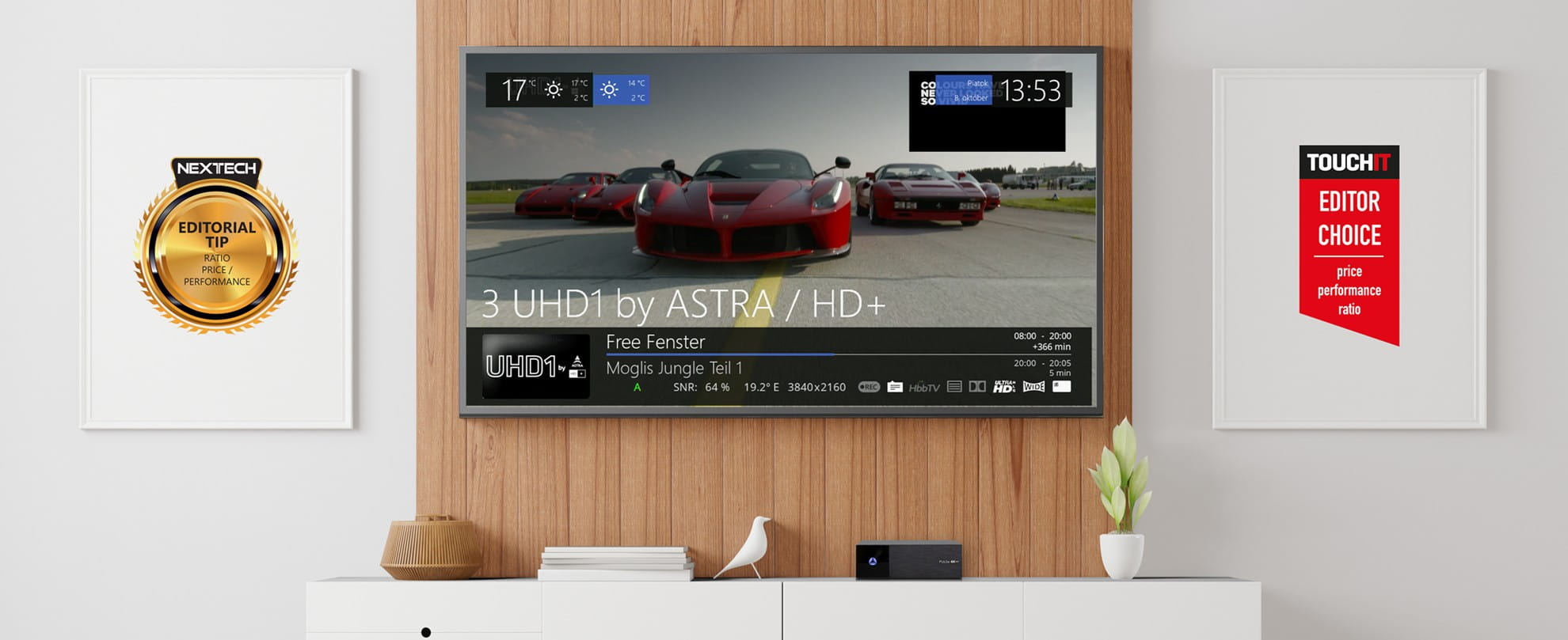 AB PULSe 4K mini w salonie