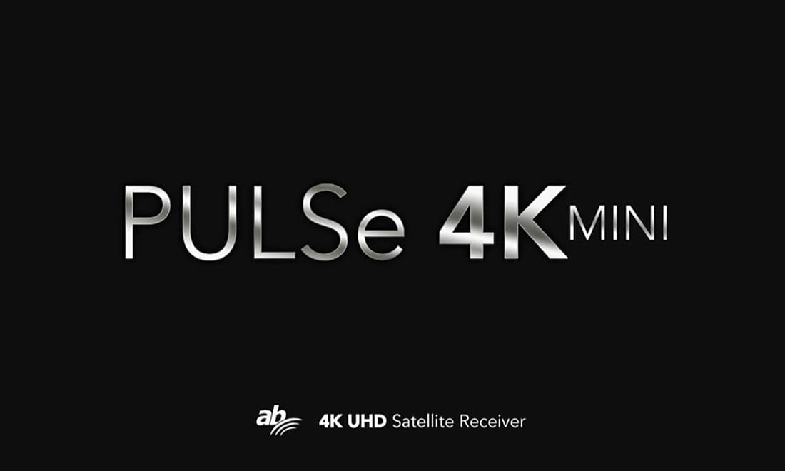 AB Pulse 4K mini - menu ekranowe
