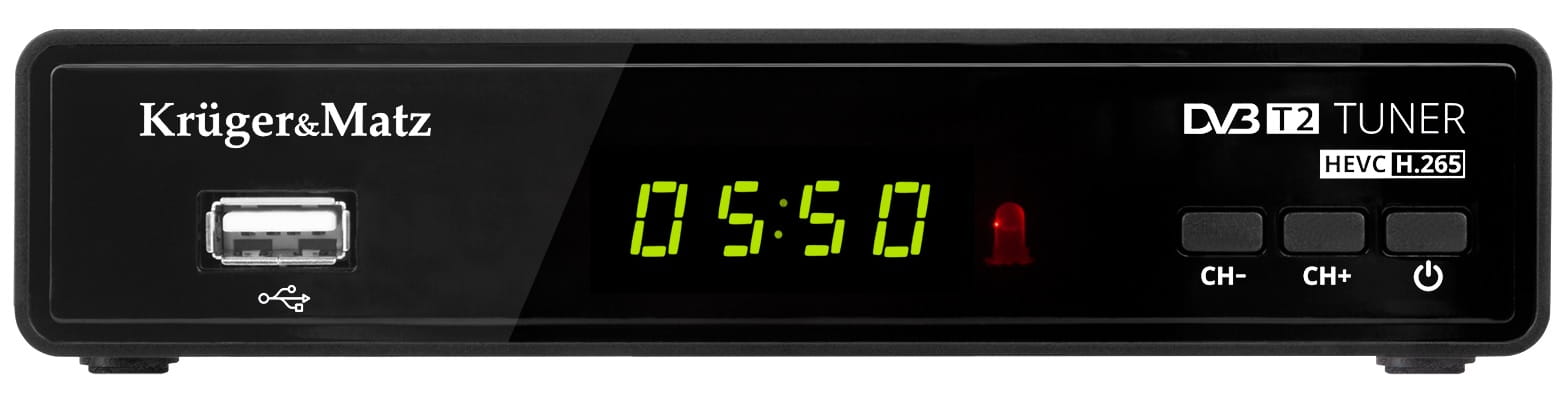 Tuner DVB-T2 HEVC Kruger&Matz KM0550C