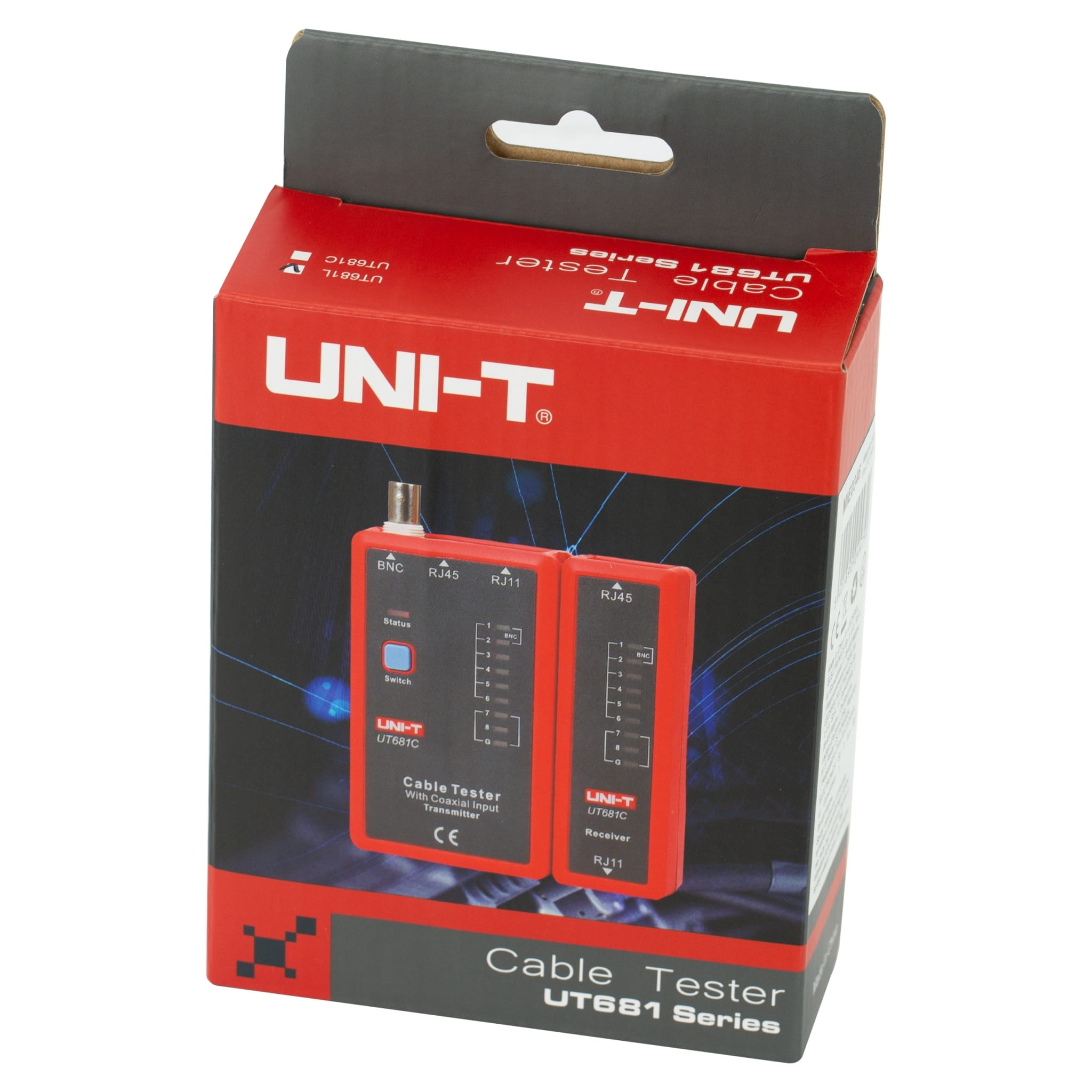 Testeur De Câble Réseau UNI-T UT681L - Pour Lignes Téléphoniques RJ11/RJ45 Et Câbles Ethernet