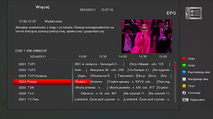 funkcja epg